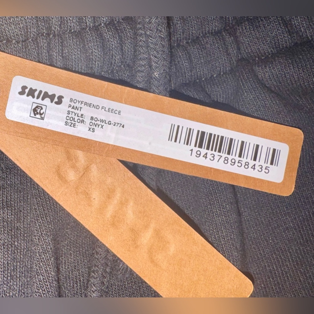 SKIMS Boyfriend Cotton Fleece sweatpants - Picture 4 of 5